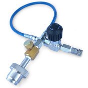 CGA 347 Adapter to Paintball Quick Connector Adapter Fill Whip